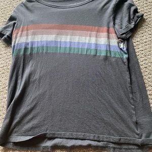 crop top rainbow t-shirt
